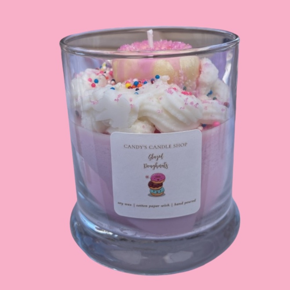 Glazed doughnut 🍩 candle